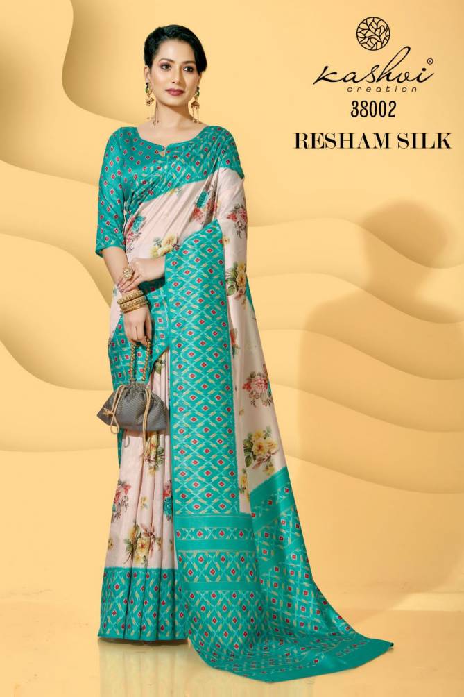 Kashvi Resham Silk 38001-38010 Wholesale Printed Sarees Catalog
